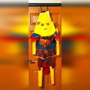 Boys youth large 10/12 fortnite peely Halloween costume